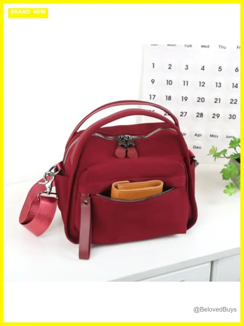 Nylon Crossbody Bag for Women Commute Underarm Shoulder Tote Purse